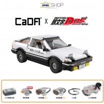 【積木玩具】頭文字D模型 AE86遙控車 積木 樂高 25周年紀念 藤原拓海 CADA-C61024W